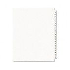 Avery Avery-Style Legal Side Tab Divider, Title: A-Z, Letter, White, 1 Set AVE01400