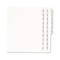 Avery Avery-Style Legal Side Tab Divider, Title: Exhibit A-Z, Letter, White AVE01370
