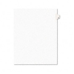 Avery Avery-Style Legal Side Tab Dividers, One-Tab, Title C, Letter, White, 25/Pack AVE01403