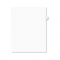 Avery Avery-Style Legal Side Tab Dividers, One-Tab, Title F, Letter, White, 25/Pack AVE01406