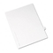 Avery Avery-Style Legal Side Tab Dividers, One-Tab, Title F, Letter, White, 25/Pack AVE01406