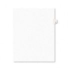 Avery Avery-Style Legal Side Tab Dividers, One-Tab, Title F, Letter, White, 25/Pack AVE01406