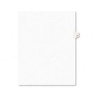 Avery Avery-Style Legal Side Tab Dividers, One-Tab, Title H, Letter, White, 25/Pack AVE01408