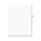 Avery Avery-Style Legal Side Tab Dividers, One-Tab, Title I, Letter, White, 25/Pack AVE01409