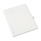 Avery Avery-Style Legal Side Tab Dividers, One-Tab, Title K, Letter, White, 25/Pack AVE01411