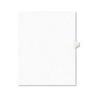 Avery Avery-Style Legal Side Tab Dividers, One-Tab, Title L, Letter, White, 25/Pack AVE01412