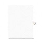 Avery Avery-Style Legal Side Tab Dividers, One-Tab, Title O, Letter, White, 25/Pack AVE01415