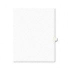 Avery Avery-Style Legal Side Tab Dividers, One-Tab, Title P, Letter, White, 25/Pack AVE01416
