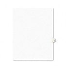 Avery Avery-Style Legal Side Tab Dividers, One-Tab, Title Q, Letter, White, 25/Pack AVE01417