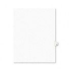 Avery Avery-Style Legal Side Tab Dividers, One-Tab, Title R, Letter, White, 25/Pack AVE01418