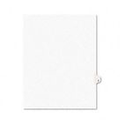 Avery Avery-Style Legal Side Tab Dividers, One-Tab, Title S, Letter, White, 25/Pack AVE01419