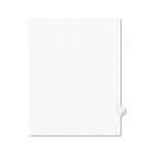 Avery Avery-Style Legal Side Tab Dividers, One-Tab, Title V, Letter, White, 25/Pack AVE01422