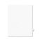 Avery Avery-Style Legal Side Tab Dividers, One-Tab, Title V, Letter, White, 25/Pack AVE01422