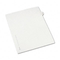 Avery Avery-Style Legal Side Tab Dividers, One-Tab, Title V, Letter, White, 25/Pack AVE01422