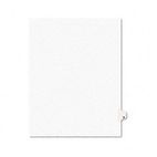 Avery Avery-Style Legal Side Tab Dividers, One-Tab, Title W, Letter, White, 25/Pack AVE01423