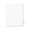 Avery Avery-Style Legal Side Tab Dividers, One-Tab, Title W, Letter, White, 25/Pack AVE01423