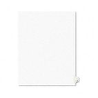 Avery Avery-Style Legal Side Tab Dividers, One-Tab, Title Z, Letter, White, 25/Pack AVE01426