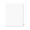 Avery Avery-Style Legal Side Tab Dividers, One-Tab, Title Z, Letter, White, 25/Pack AVE01426