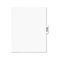 Avery Avery-Style Legal Tab Dividers, Table of Contents, White, 25/Set AVE11910