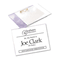 Avery Badge Holders w/Laser/Inkjet Inserts, Top Loading, 3 x 4, White, 100/Box AVE74540