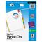 Avery Big Tab Write-On Dividers w/Erasable Laminated Tabs, Clear, Set of 8 AVE23079
