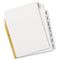 Avery Big Tab Write-On Dividers w/Erasable Laminated Tabs, White, Set of 8 AVE23078