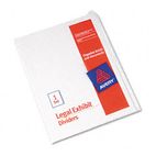 Avery Blank Tab Legal Index Divider Set, 25-Tab, Letter, White, Set of 25 AVE11959