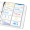 Avery Business Card Binder Pages, 20 2 x 3 1/2 Cards/Page, 10 Pages/Pack AVE76009
