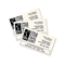 Avery Clean Edge Laser Business Cards, 2 x 3 1/2, Ivory, 10/Sheet, 200/Pack AVE5876