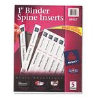 Avery Custom Binder Spine Inserts, 1" Spine Width, 8 Inserts/Sheet, 5 Sheets/Pack AVE89103