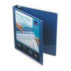 Avery Design Edge Presentation View Binder, 1" Capacity, Metallic Blue AVE68080