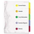 Avery Designer Ready Index Dividers, Multicolor 5-Tab, 11 x 8-1/2, 3 Sets/Pack AVE22538