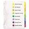Avery Designer Ready Index Dividers, Multicolor 8-Tab, 11 x 8-1/2, 3 Sets/Pack AVE22539