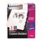 Avery Direct Print Punched Presentation Dividers, 5-Tab, Letter, White, 24 Sets/Pack AVE11534