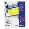 Avery Dot Matrix Printer Address Labels, 3 Across, 15/16 x 2-1/2, White, 3000/Box AVE4144