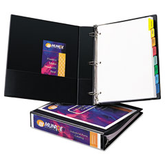 Avery Durable Slant Easy Insert Ring View Binders, 1-1/2" Capacity, Black AVE09400