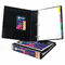 Avery Durable Slant Easy Insert Ring View Binders, 1-1/2" Capacity, Black AVE09400
