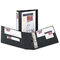 Avery Durable Vinyl EZ-Turn Ring View Binder, 11 x 8-1/2, 3" Capacity, Black AVE17041