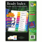 Avery EcoFriendly Ready Index Table of Contents Divider, Multicolor 1-10, Letter, 3/PK AVE11082
