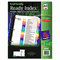 Avery EcoFriendly Ready Index Table of Contents Divider, Multicolor A-Z, 11 x 8-1/2 AVE11085