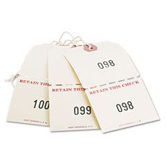 Avery Extra Large Claim Checks, 4-3/4 x 2-3/8, Manila, 500/Box AVE18670