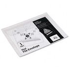 Avery File Envelope, Jacket, Letter, Vinyl, Clear AVE72053