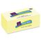 Avery Flat Sticky Notes, 3 x 3, Pastel Yellow, 100 Sheets per Pad, 12 Pads per Pack AVE22633