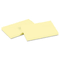 Avery Flat Sticky Notes, 3 x 5, Pastel Yellow, 100 Sheets per Pad, 12 Pads per Pack AVE22642