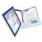 Avery Flexi-View Two-Pocket Polypropylene Folders, Navy/Translucent, 2/Pack AVE47846