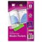 Avery Fold-Out Binder Pockets, 5-1/2 x 8-1/2, Assorted, 3/Pack AVE75308