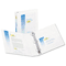 Avery Framed View Binder With One Touch Locking EZD Rings, 1-1/2" Capacity, White AVE68060