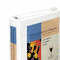 Avery Framed View Binder With One Touch Locking EZD Rings, 1-1/2" Capacity, White AVE68060