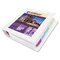 Avery Framed View Binder With One Touch Locking EZD Rings, 2" Capacity, White AVE68036