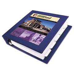 Avery Framed View Binder With One Touch Locking EZD Rings, 3" Capacity, Navy Blue AVE68038